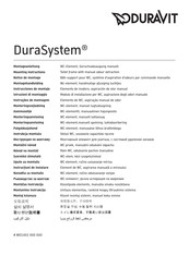 DURAVIT DuraSystem WD1002 000 000 Instrucciones De Montaje