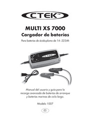 CTEK MULTI XS 7000 Manual Del Usuario