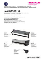 Renz LAMIGATOR  IQ Manual De Instrucciones