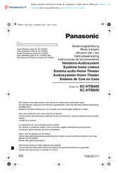 Panasonic SC-HTB400 Instrucciones De Funcionamiento