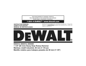 Dewalt D25413 Manual De Instrucciones