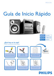 Philips MCD510 Guia De Inicio Rapido