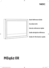 NEC MD462 OR Guía De Referencia Rápida