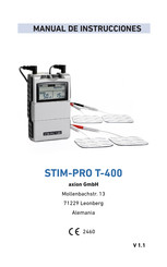 Axion STIM-PRO T-400 Manual De Instrucciones