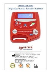 US Defib DefibStart Manual Del Usuario