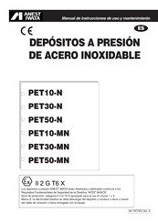 Anest Iwata PET10-MN Manual De Instrucciones De Uso Y Mantenimimento