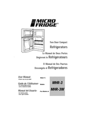 Micro fridge MHR-3W Manual Del Usuario