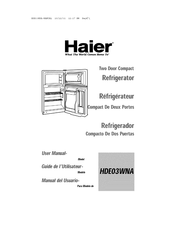 Haier HDE03WNA Manual Del Usuario