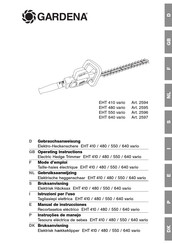 Gardena EHT 550 vario Manual De Instrucciones