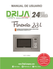 DRIJA Florencia 23L Manual De Usuario