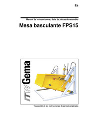 ITW Gema FPS15 Manual De Instrucciones