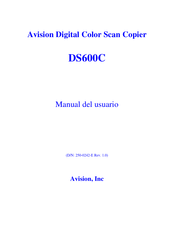 Avision DS600C Manual Del Usuario