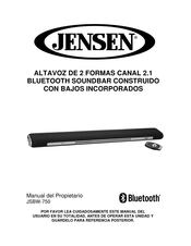 Jensen JSBW-750 Manual Del Propietário