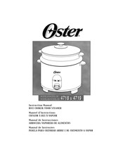 Oster 4719 Manual De Instrucciones