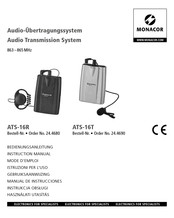 Monacor ATS-16R Manual De Instrucciones