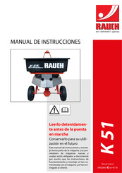 Rauch K51 Manual De Instrucciones