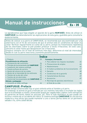 Num'axes CANIFUGUE Manual De Instrucciones