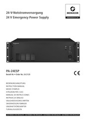 Monacor PA-24ESP Manual De Instrucciones