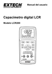 Extech Instruments LCR200 Manual Del Usuario