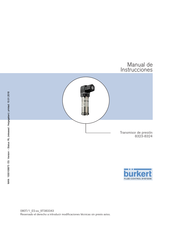 Burkert 8323 Manual De Instrucciones
