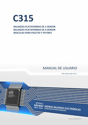 RADWAG C315 Serie Manual De Usuario