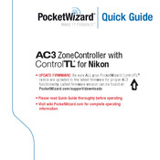 Pocket Wizard AC3 ZoneController Guia De Inicio Rapido