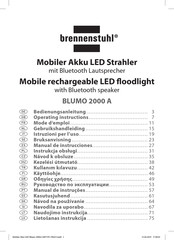 brennenstuhl BLUMO 2000 A Manual De Instrucciones