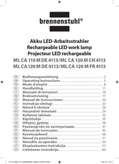 brennenstuhl ML CA110 M DE 4113 Manual De Instrucciones