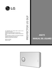 LG DLP AN215 Manual Del Usuario