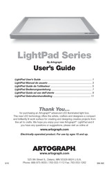 artograph LightPad Serie Manual De Usuario