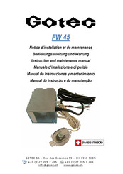 Gotec FW 45 Manual De Instrucciones