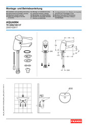 Franke AQUA004 Instrucciones De Montaje Y Servicio