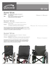 Sunrise Medical Quickie Q2 Lite Manual De Instrucciones