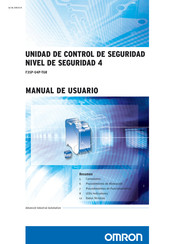 Omron F3SP-U4P-TGR Manual De Usuario