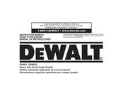 DeWalt DW802 Manual De Instrucciones