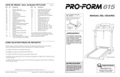 Pro-Form PETL61590 Manual Del Usuario