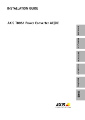 Axis T8051 Manual De Instalación