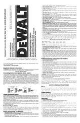 Dewalt DW880 Manual De Instrucciones