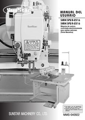 Sunstar Machinery SPS A-2516 Manual Del Usuario