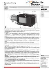 Rietschle Thomas VACFOX VC 700 Manual Del Usuario