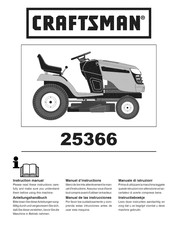 Craftsman 25366 Manual Del Usuario