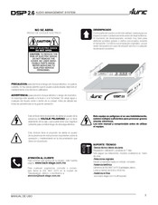 Auric DSP 2.6 Manual De Uso