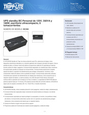 Tripp-Lite BC350 Manual De Instrucciones