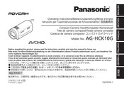 Panasonic POVCAM AG-HCK10G Instrucciones De Funcionamiento