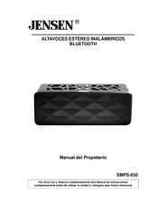 Jensen SMPS-650 Manual De Instrucciones