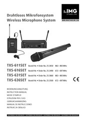 IMG STAGELINE TXS-611SET Manual De Instrucciones