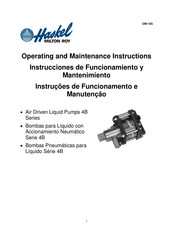 Haskel 4B-55 Instrucciones De Funcionamiento