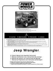 Fisher-Price POWER WHEELS Jeep Wrangler Manual Del Usuario