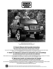 Fisher-Price Power Wheels Cadillac Escalade EXT Manual Del Usuario
