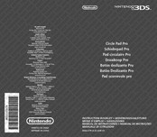 Nintendo 3DS Pro Manual De Instrucciones